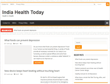Tablet Screenshot of indiahealthtoday.com